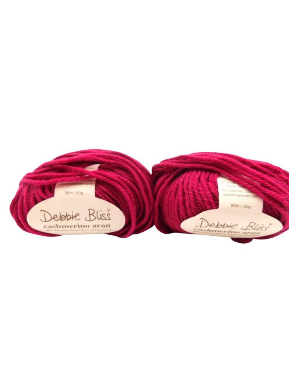 Debbie Bliss Cashmerino Aran Yarn Extrafine Merino Wool Cashmere Color 300068